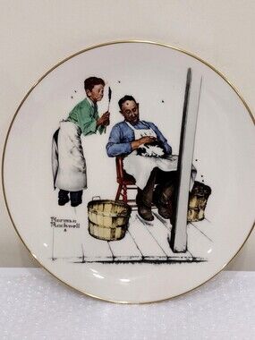 Gorham Cream and Gold Collector Plate Backstamp